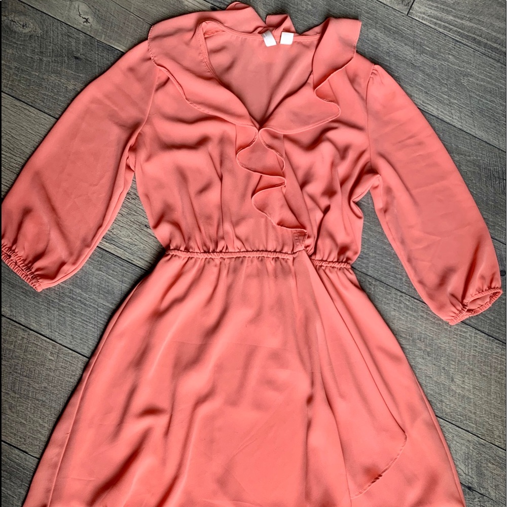 Long sleeve mini dress